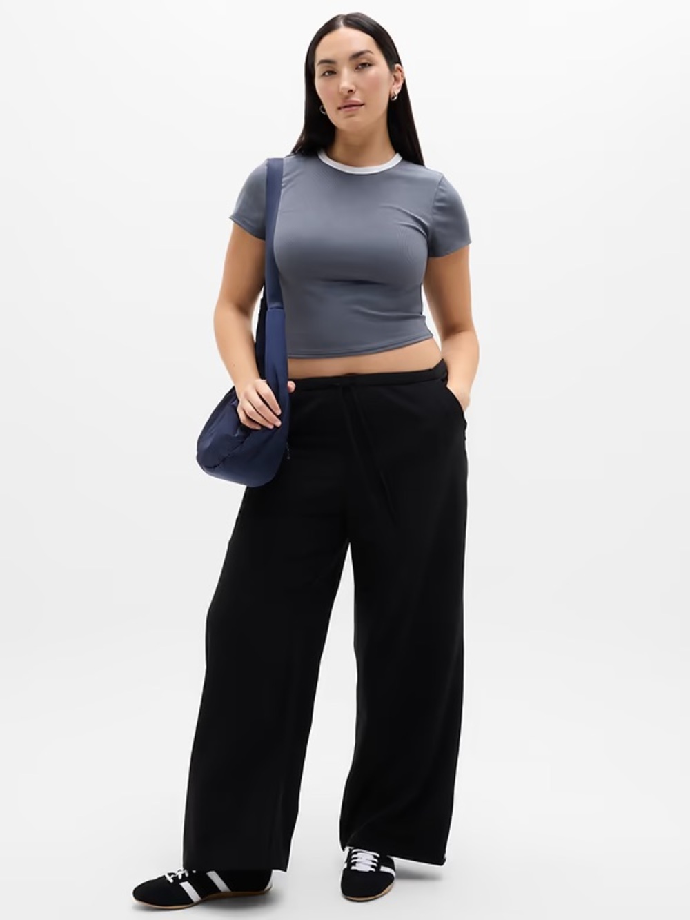 Athleta Signature Rib Cropped Top - Picture 2 of 13